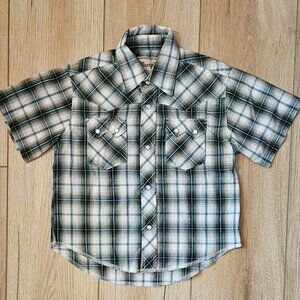 Wrangler Western Pearl-Snap Shirt Size Small